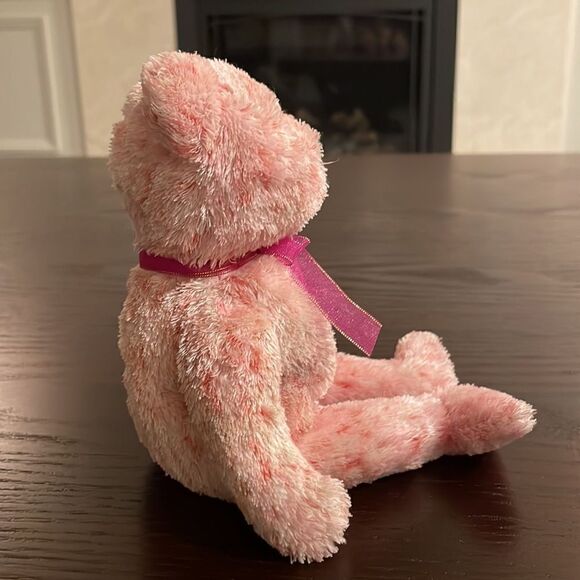 Vintage Ty Beanie Baby Smitten the Pink Bear Good Condition 9” with all tags - Picture 5 of 7
